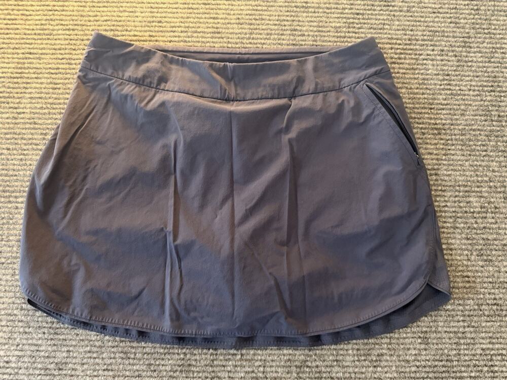 Outdoor Voices Skort Women’s Medium Blue Athletic Tennis Running Zip Pocket